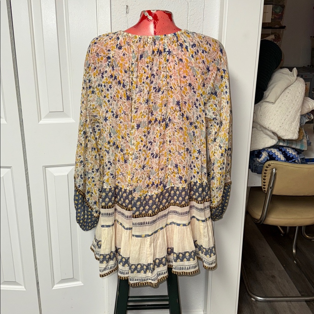 Free People Gardenia Tunic shirt top blouse - Picture 5 of 7